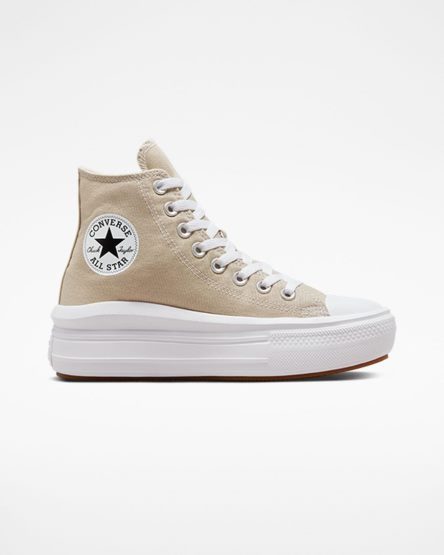 Topanky Na Platforme Converse Chuck Taylor All Star Move Vysoke Damske Siva Biele Siva | SK CZRYL1